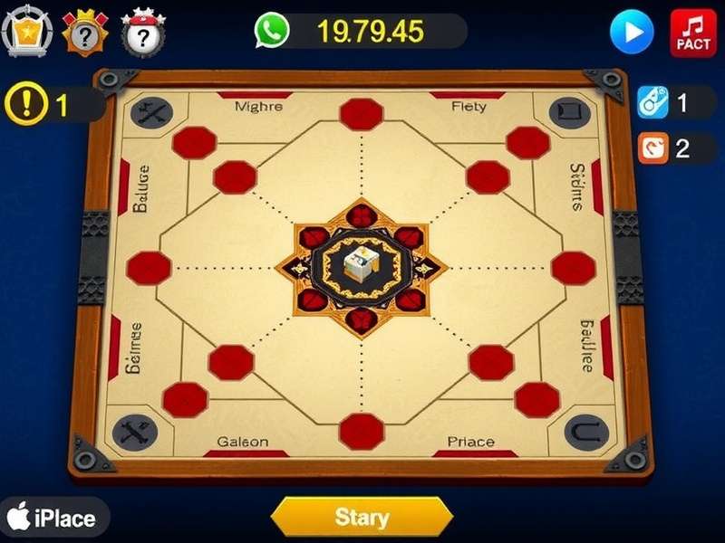 Carrom Quest Main Game Screen Carrom Quest Gameplay Screenshot